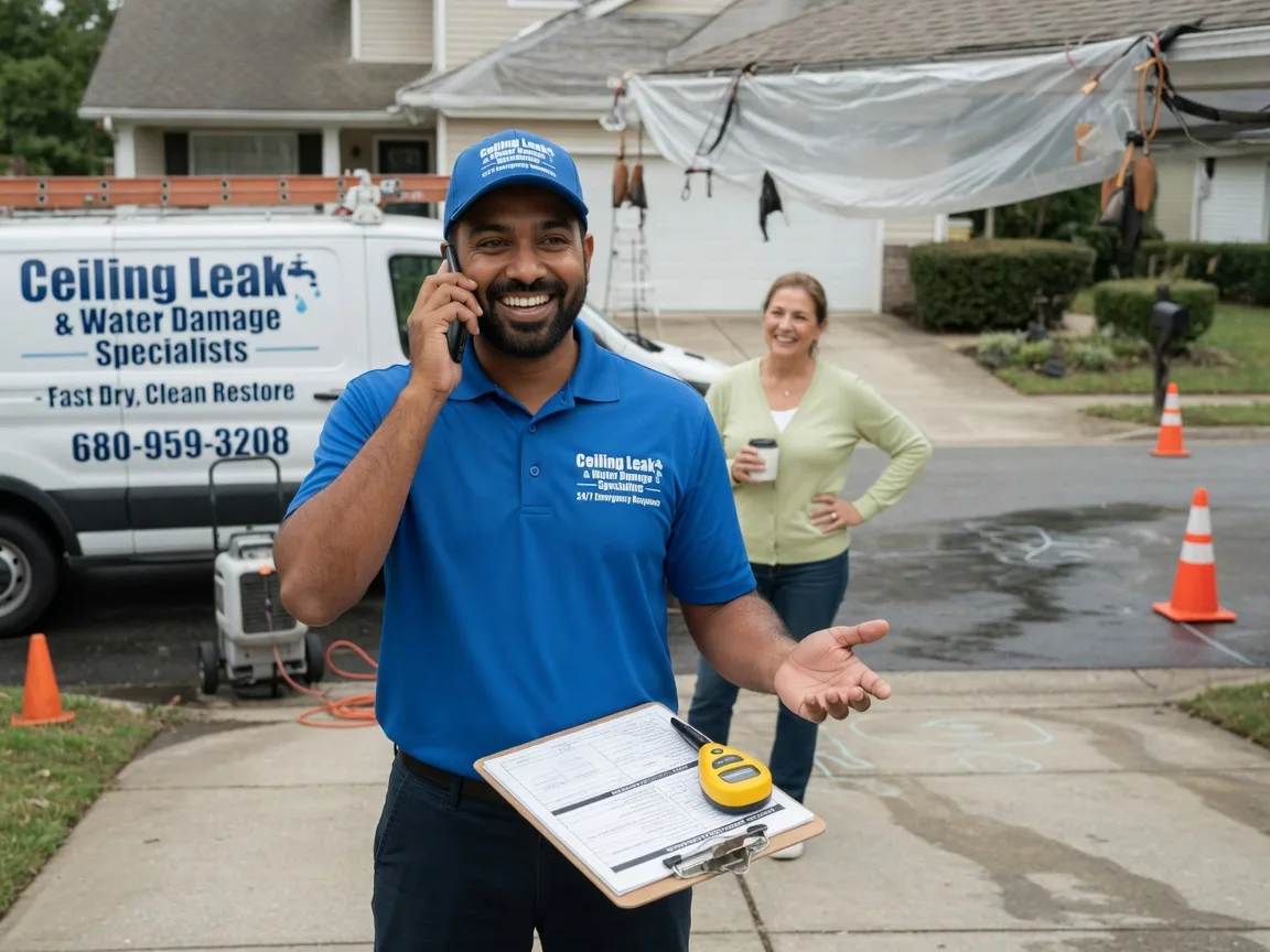 Ceiling Leak Cleanup Harpers Ferry, IA FAQs
